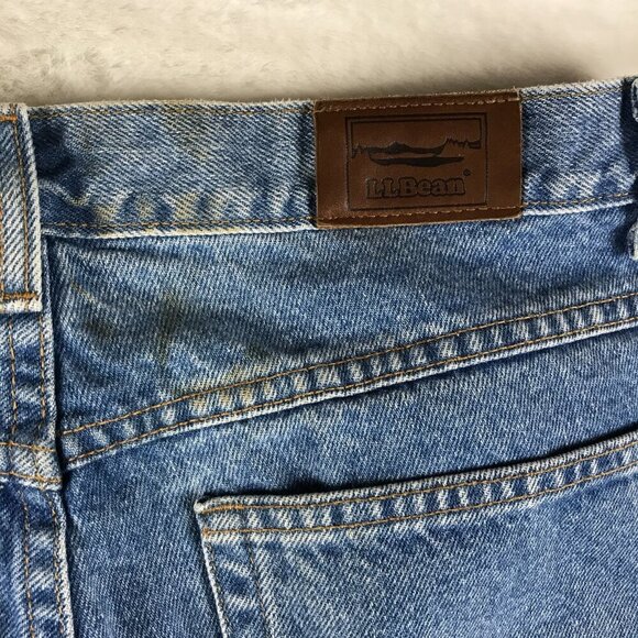 Vintage L.L.BEAN High Waist Mom Jeans Size 16 - Picture 8 of 11